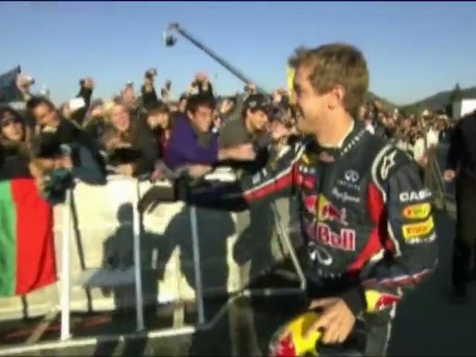 Vettel ist wieder Zuhause