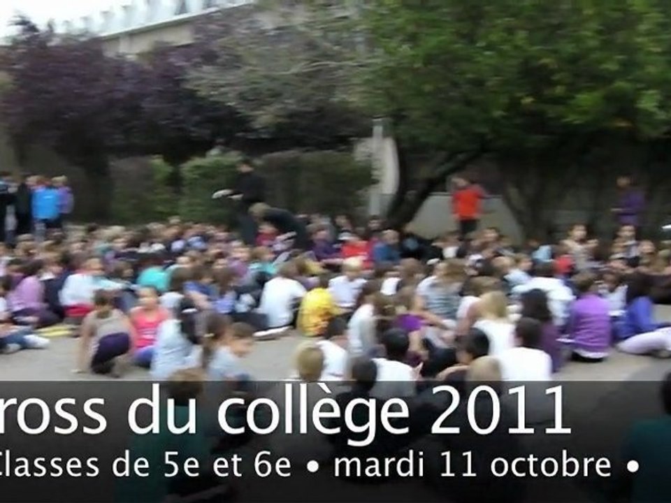 Cross 2011, classes de 5e et 6e, collège Fernand GREGH de Champagne-sur-Seine
