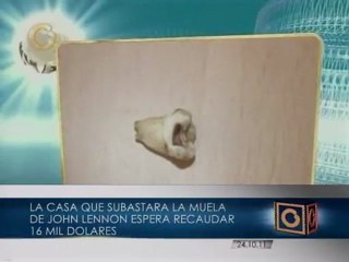Subastan muela de John Lennon