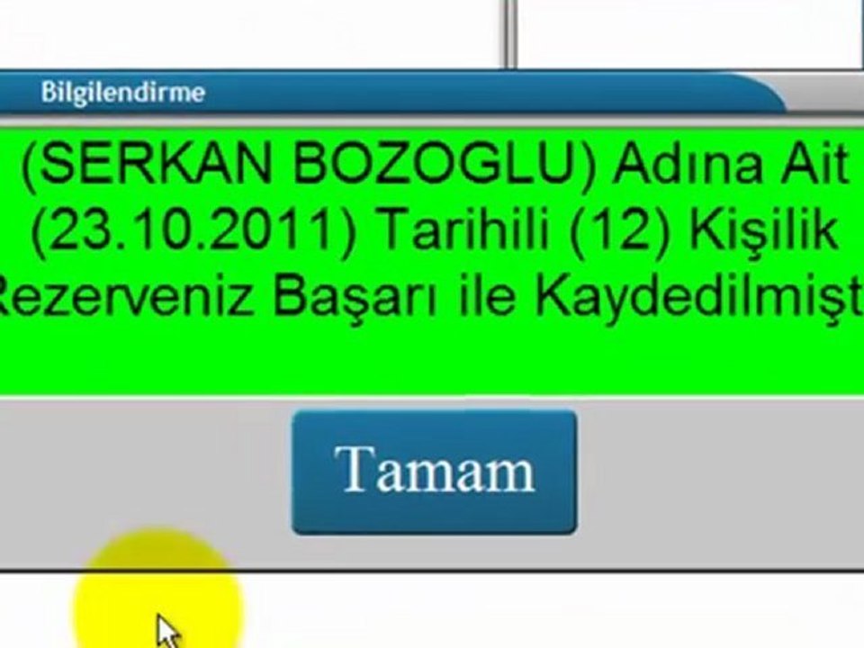 Restrezerve rezervasyon Programı ile Rezerve Nasıl Alınır