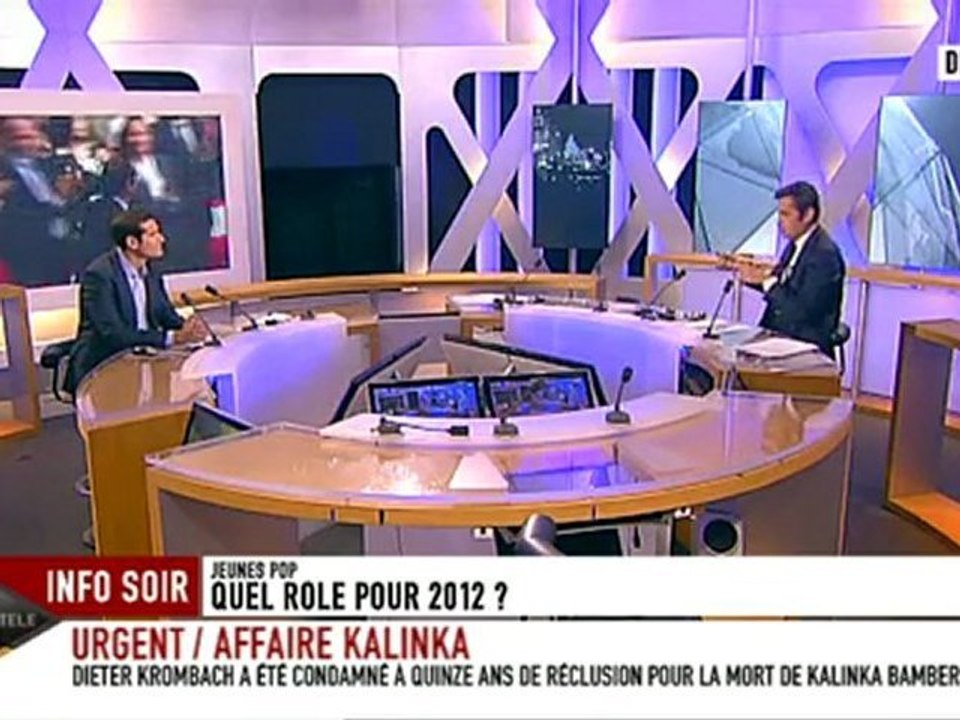 iTélé - Info Soir : Interview de Benjamin Lancar le 22/10/2011