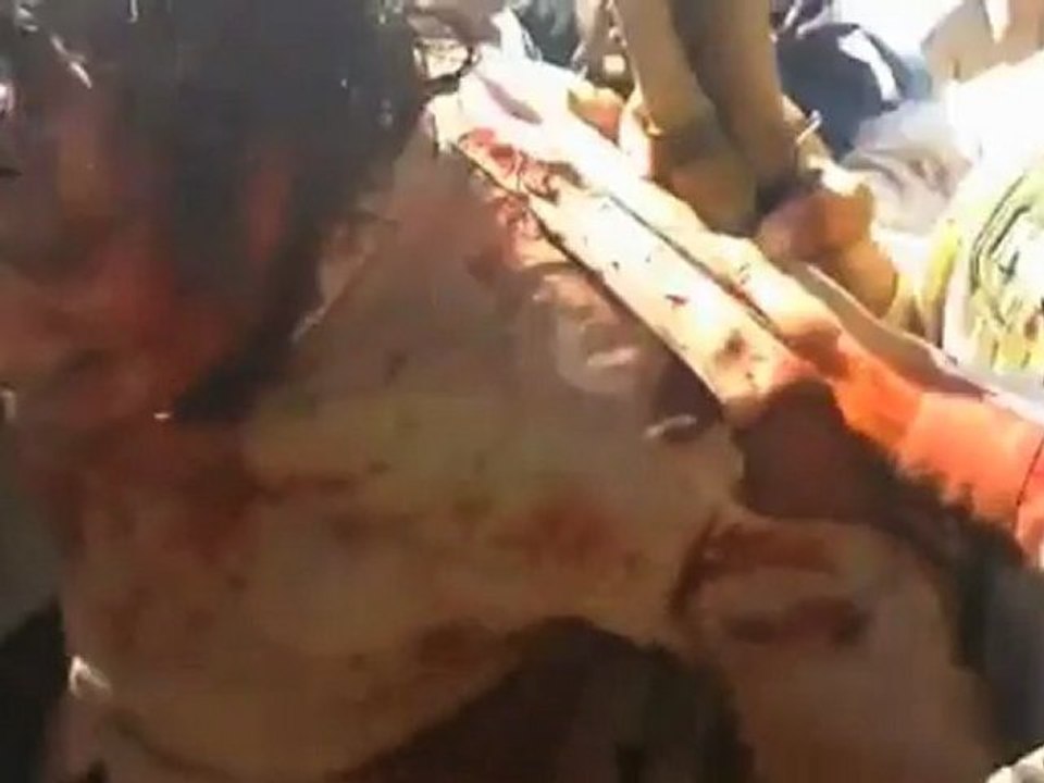 Muammar Gadhafi Captured In Slow Motion 10/20/2011