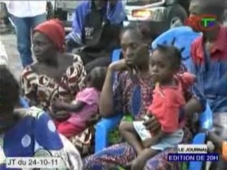 Remise des semences aux maraichers de Mfilou