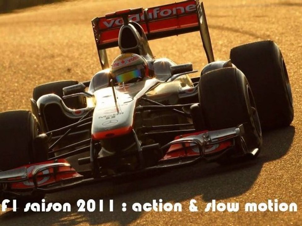 F1 saison 2011 : action & slow motion