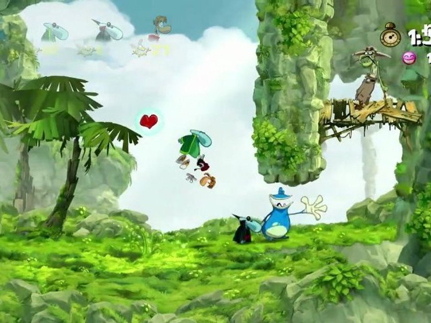 Rayman Origins - 4 player Co-op 