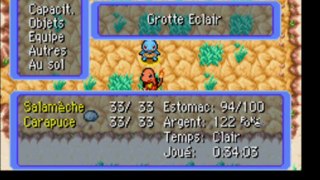Pokémon Donjon Mystère EdS Rouge 3) La Grotte Eclair