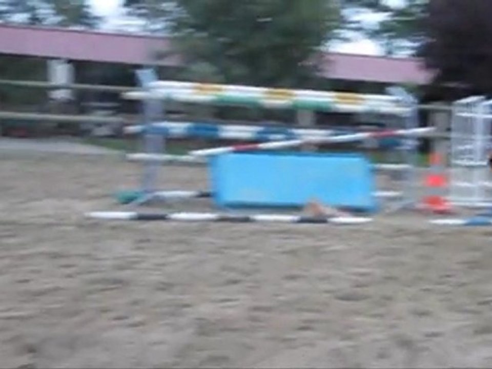 Jeanne et Flocon séance de sauts 18-10-11