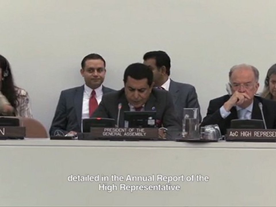 Nassir Abdulaziz Al-Nasser - President of the General Assembly