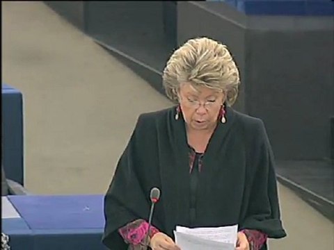 Sonia Alfano on Organised crime in the European Union [COMM Reding reply]