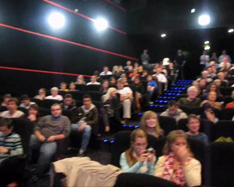Omar Sy, Eric Toledano et Olivier Nakache à la rencontre des sarthois