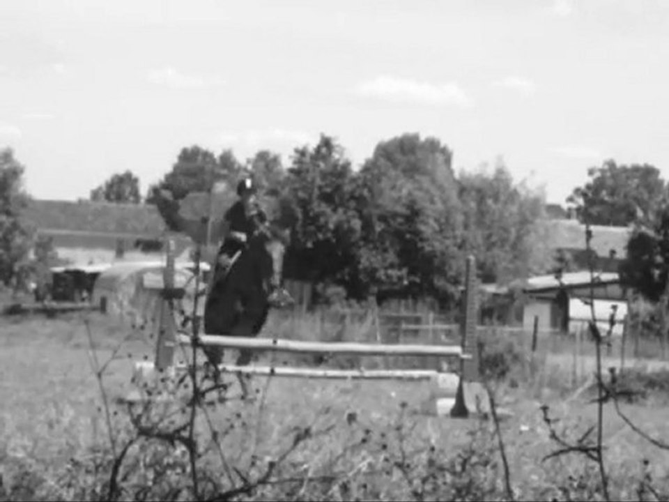 Saut d'obstacle avec Paola