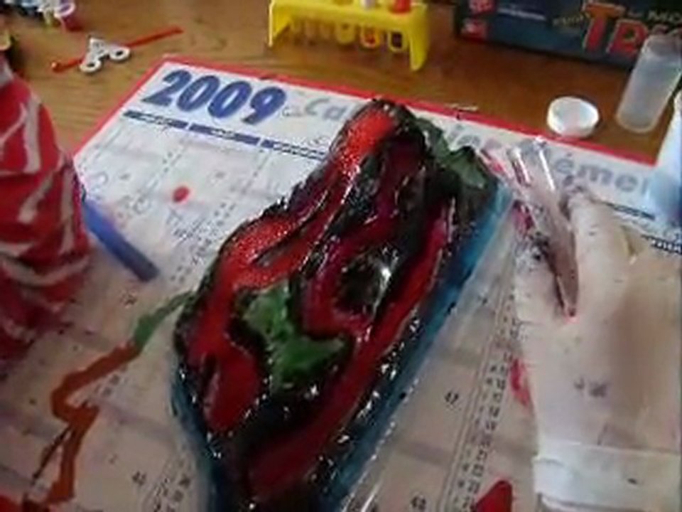 expérience éruption dun volcan