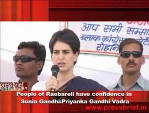 People of Raebareli have confidence in Sonia Gandhi-Priyanka Gandhi Vadra