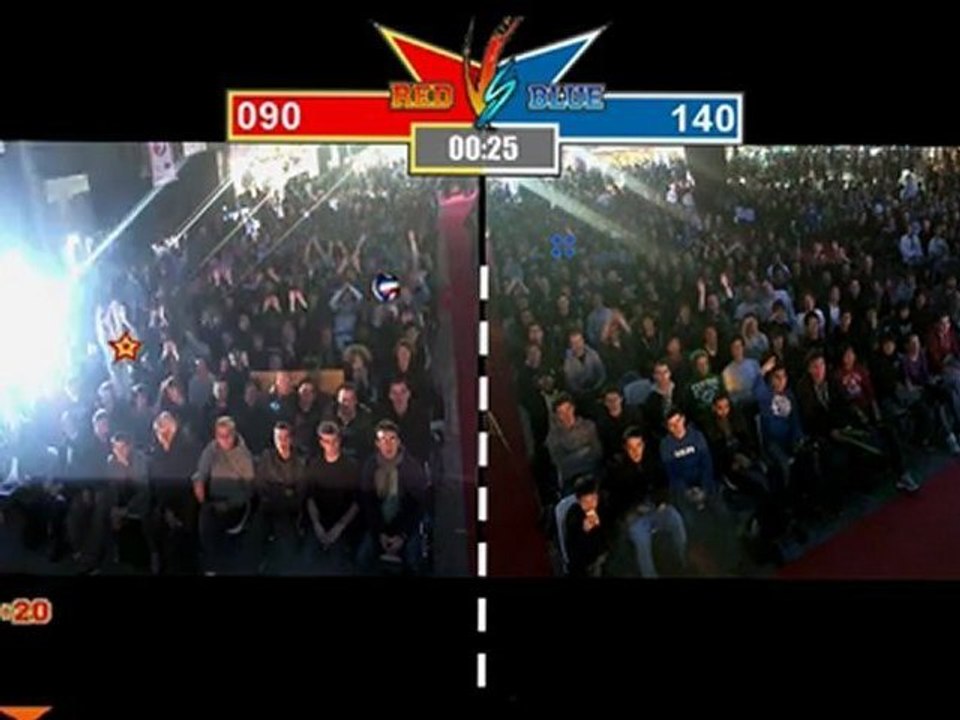 Match de volley du public de l'ESWC