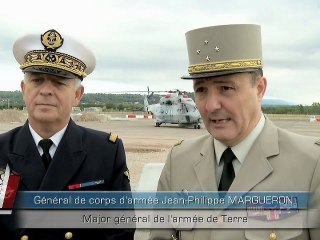 1re pierre pour le centre de formation du NH 90 Caïman