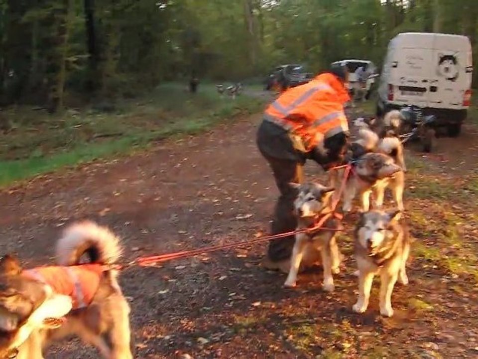 Préparation pour un entrainement.