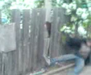 Pijani idiot protiv ograde