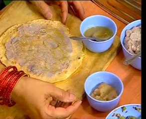 Vegetarian Recipe - Bean Burrito - 03