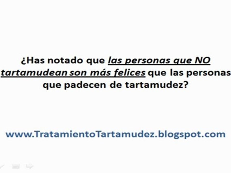 TERAPIA PARA TARTAMUDOS
