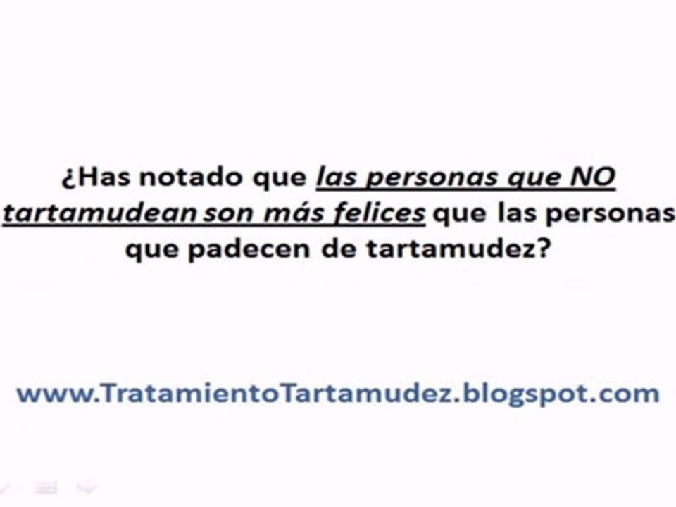 Curar La Tartamudez