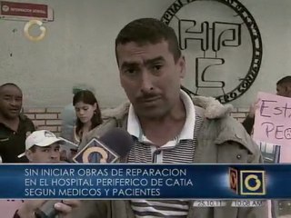 Pacientes del Periférico de Catia exigen obras