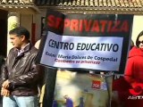 Las juventudes socialistas muestran su rechazo a la política educativa de Cospedal