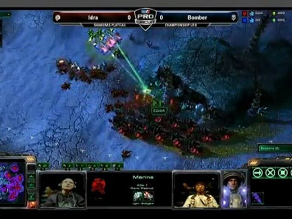MLG Orlando 2011 - Starcraft II - Game 1 2 & 3 - EG Idra (Z) VS ST Bomber (T) Part 1/2