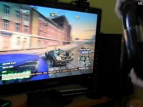 Microsoft Xbox 360 Wireless Speed Wheel with Burnout Paradis