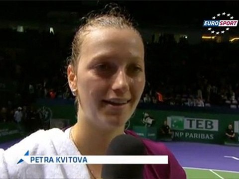 Kvitova farkını ortaya koydu