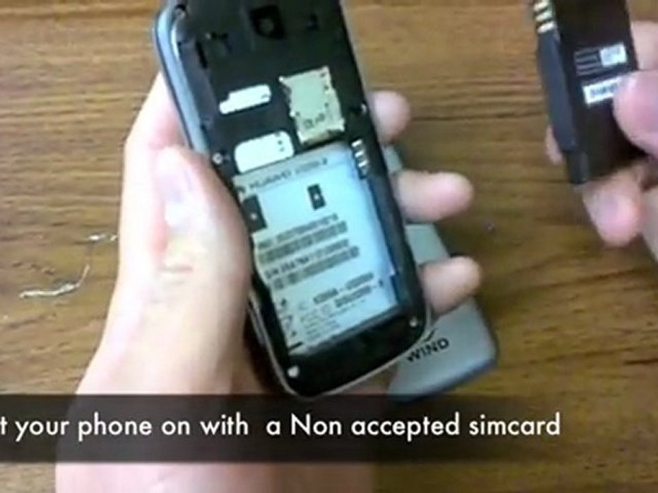 How to Unlock Huawei U3200 by Sim Unlock Code (NCK ...