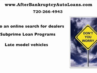 Auto Financing After Bankruptcy May Be Easier Than You Think
