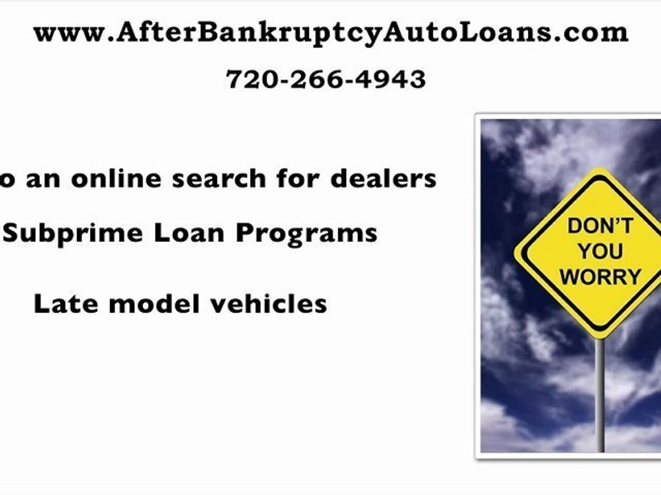 Auto Financing After Bankruptcy May Be Easier Than You Think