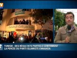 Elections en Tunisie : percée du parti islamiste