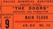 Light My Fire - The Doors Live At The Dallas Memorial Auditorium, TX. July 9, 1968