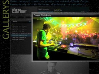 Lancement du site internet du DJ Etane Carter