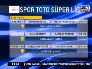 Ligde 8. Hafta Mücadelesi