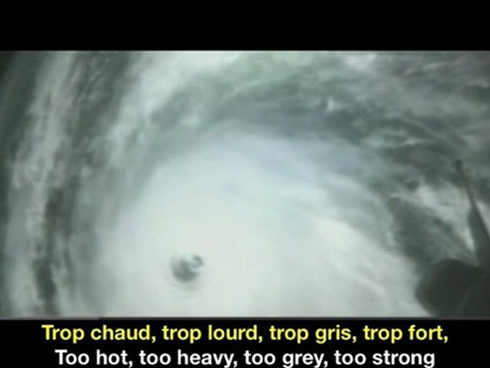 Jacques Brel L'Ouragan The Hurricane French & English Subtitles