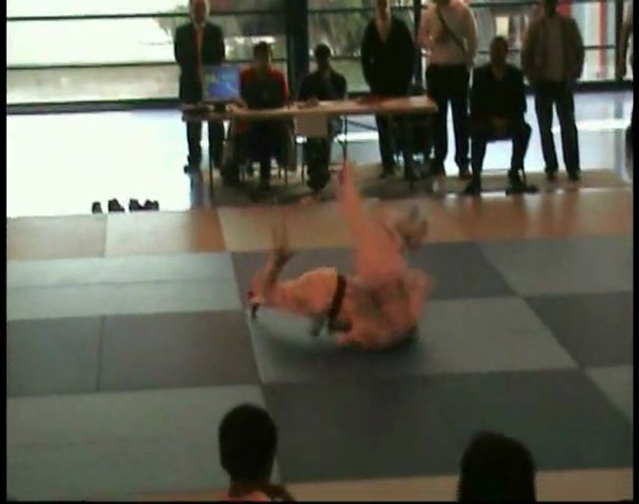 Thomas judo 2eme au tournoi minimes de Fresnes 2011
