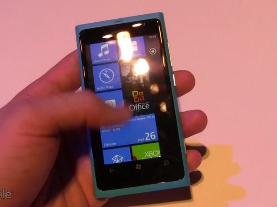 Nokia Lumia 800 Windows Phone 7.5 smartphone live hands-on