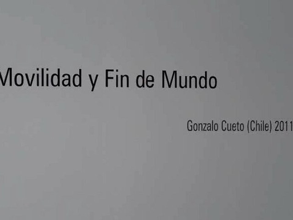 Movilidad y Fin de Mundo de Gonzalo Cueto en ESCUELAB