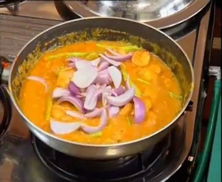 Prawns Recipes - Prawns Tomato Curry - Prawns Do Pyaza - 03