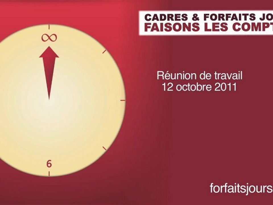 Teaser de lancement de la campagne  "Forfaits jours"