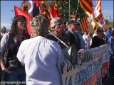 Se manifiestan en Barcelona contra recortes
