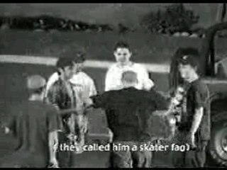 SkinHead Guy Beats up 4 Wussy People