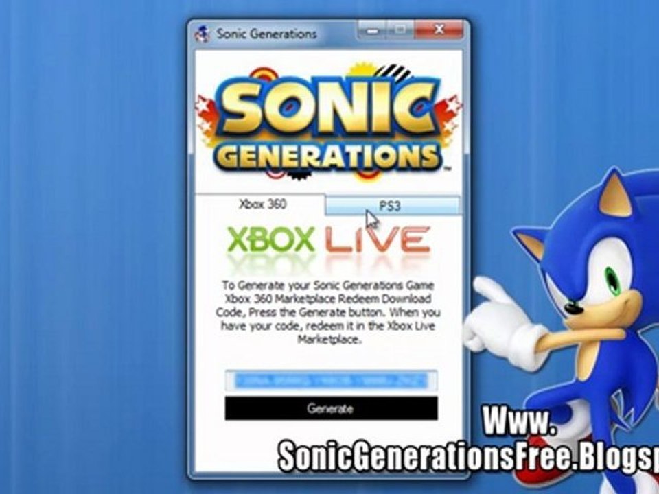 Sonic Generations Keygen Free Download - Xbox 360 / PS3 - video Dailymotion