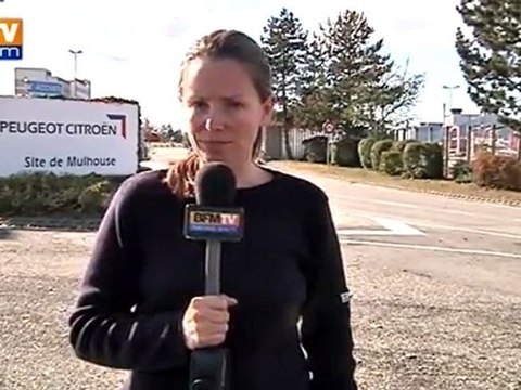 Réactions des salariés de PSA Mulhouse