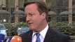 Cameron says it is a British interest to solve the crisis