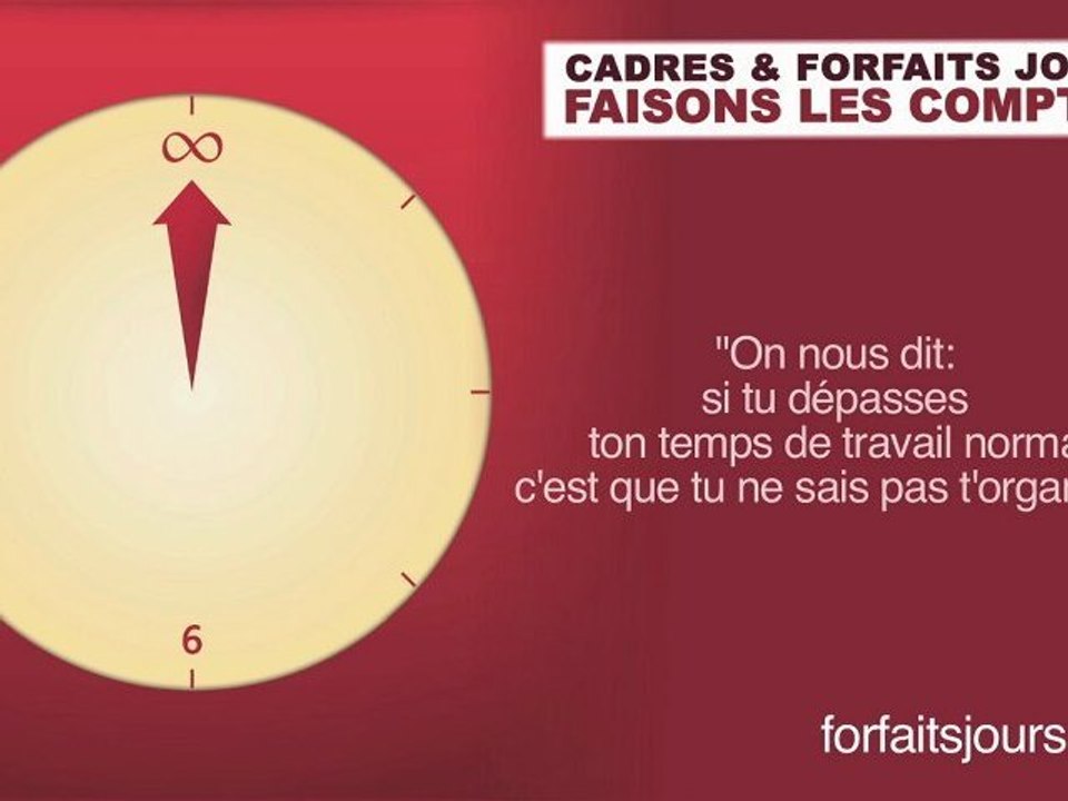 Si tu dépasses ton temps de travail normal c'est que tu ne sais pas t'organiser