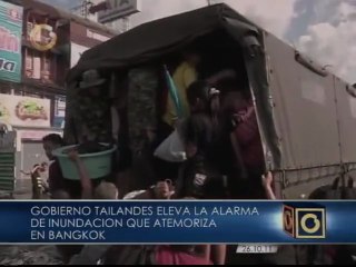 Tailandia en alarma por inundaciones