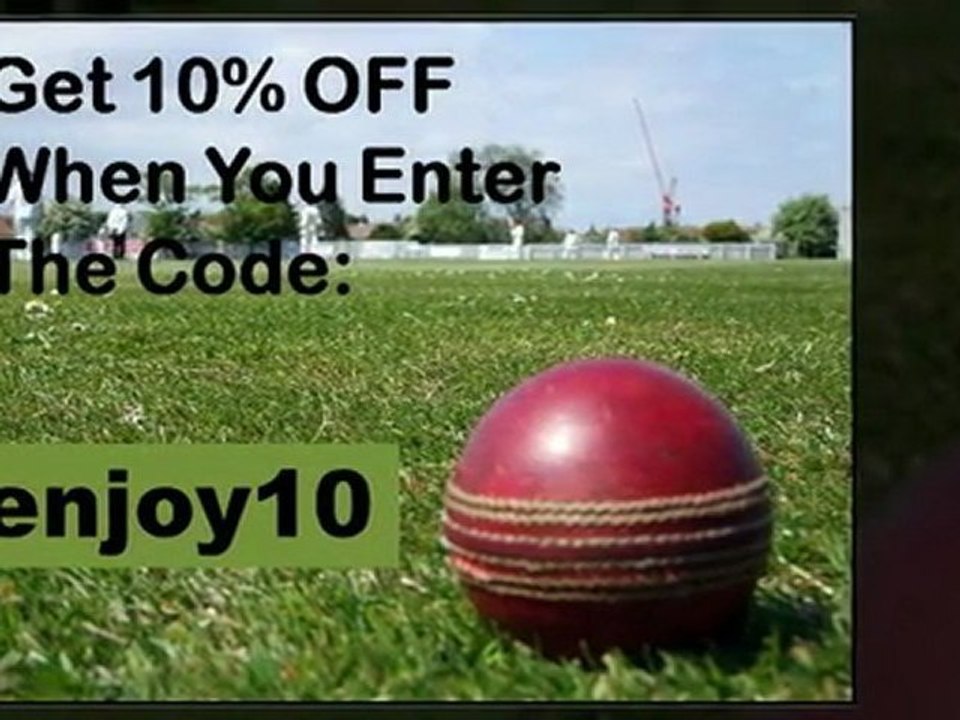 10% Off Cricket Gear for First Time Shoppers